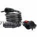 DQDZ Bike Lock  4-Feet Bike Cable Lock Basic Self Coiling Resettable 5-Digit Combination - B07BVPYHSH